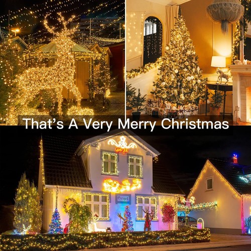 Fairy String Lights 100M - 500 LED Mains Plug In Christmas Tree Indoor & Outdoor - Picture 9 of 25