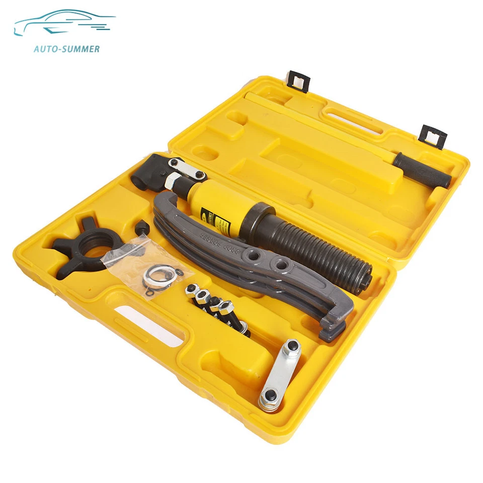 5T Hydraulic Bearing Gear Puller Wheel Hub Puller Separator Garage Tool 3-Jaws - Image 2 of 4