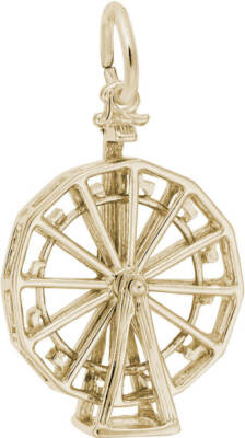 Vergoldetes Sterlingsilber Riesenrad Charm von Rembrandt
