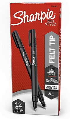 Sharpie Felt Tip Amazon Sharpie Fine Point Sharpie Felt Pens, Fine