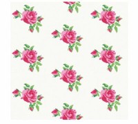 Rasch Textil Tapete Vlies Pretty Nostalgic 138144 Weiß Pink GrüN Stylisch Blume