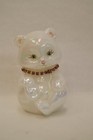 Fenton Art Glass Opalescent Milk Glass Bear W/ Pink Collar Figurine -P. Hayhurst — photo 10