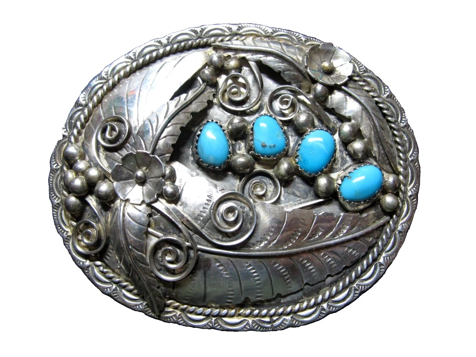 Multi-Color Plata Esterlina Accesorios Vintage