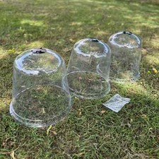 Large Plastic Plant Protection Bell Cloche Covers  (Pack of 3)