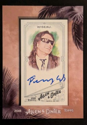 2018 Topps Allen & Ginter Framed Mini Auto Tommy Wiseau Actor & Filmmaker #MA-TI