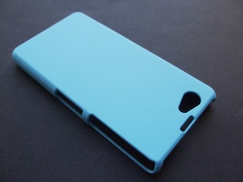 FUNDA PROTECTOR PARA SONY XPERIA COMPACT MINI DURA LISA TURQUESA CARCASA CASE | eBay