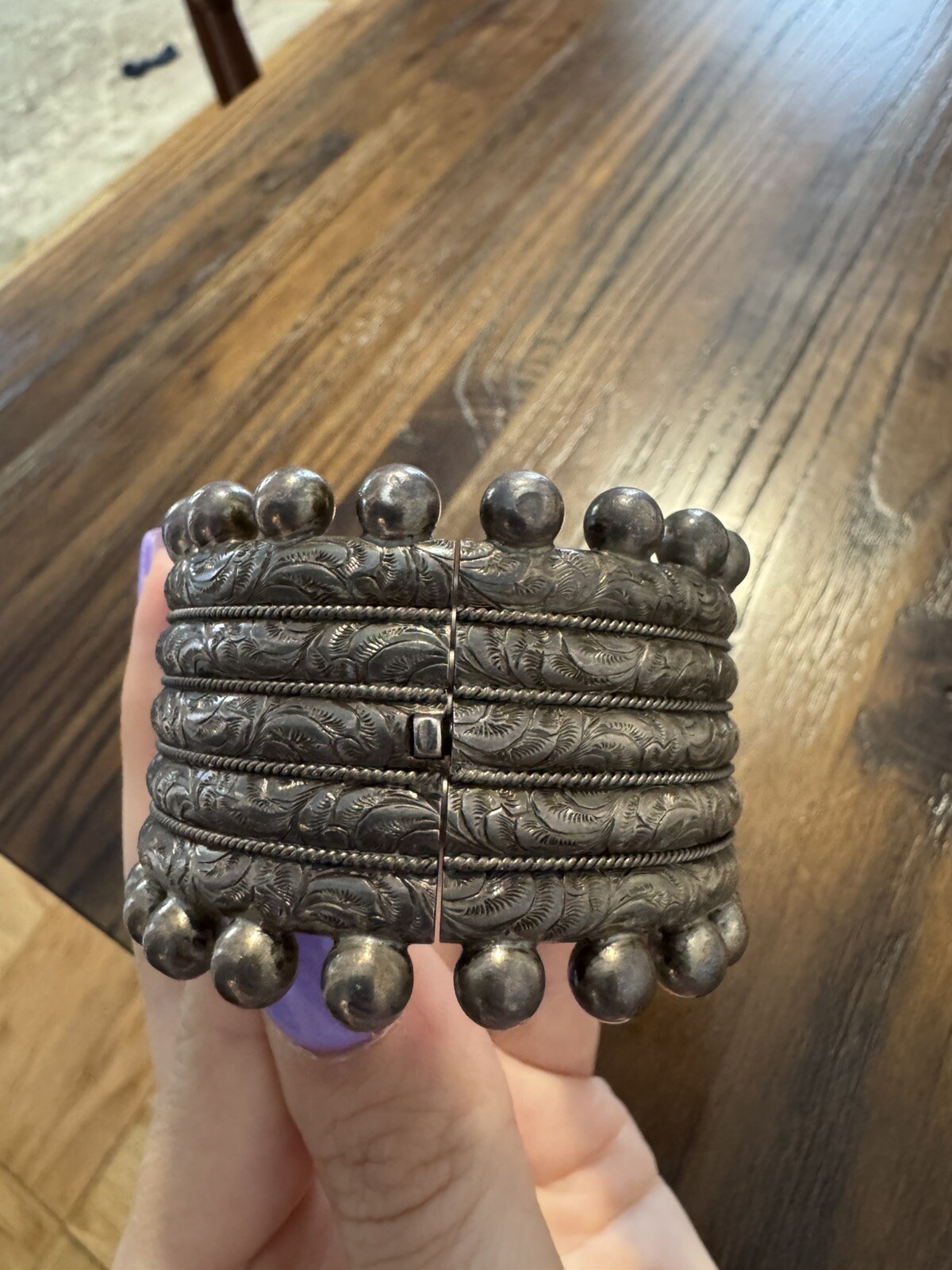 Victorian Real Silver Bracelet - image 2