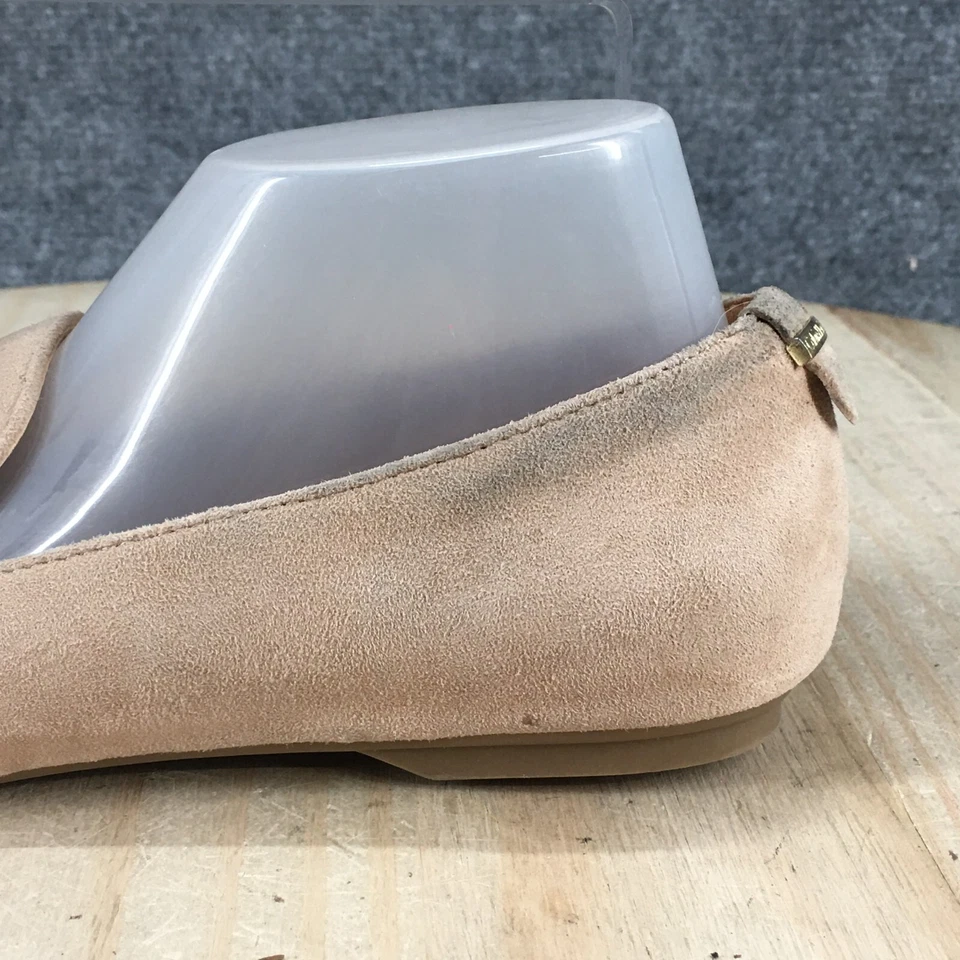 Calvin Klein Zapatos Mujer 6 Orabela Informales Sin Cordones Pisos Mocasín Marrón Gamuza Foto 3 de 4