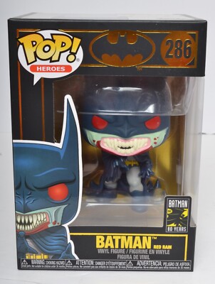 Funko Pop 'DC Heroes' BATMAN RED RAIN Vinyl Figure #286 80