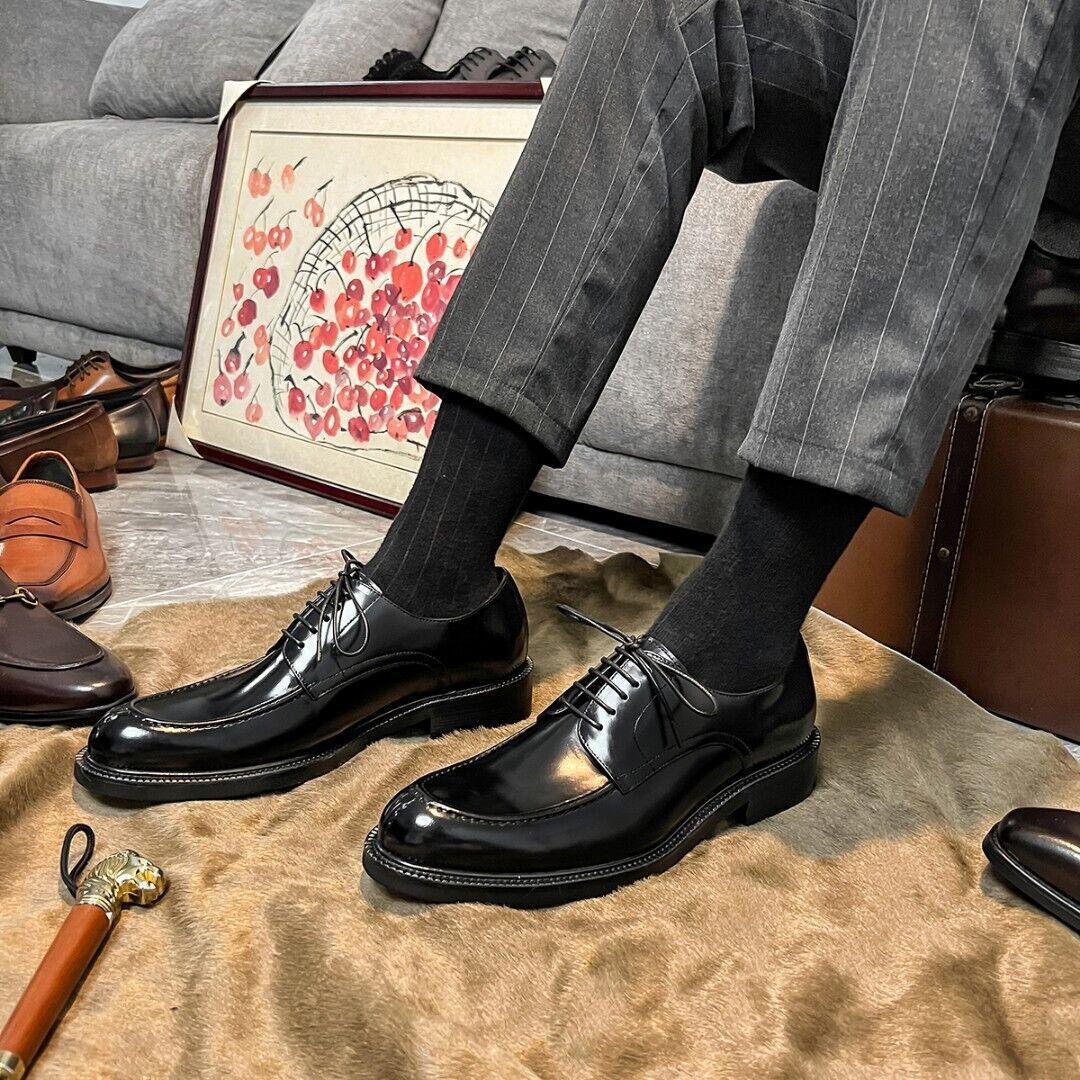 SAOLA Scarpe derby uomo business formali stringate festa abito vera pelle matrimonio D