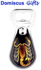 4" New! Brown SCORPION Black Bottle Opener Fridge MAGNET Bartender Bar Accessory