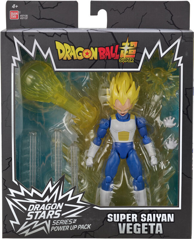 Best Buy: Bandai Dragon Ball Super Dragon Stars Power Up Pack Super Saiyan  Vegeta Action Figure 37137