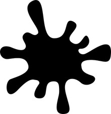 Paint Splat Vinyl Decal Sticker for Car/Window/Wall