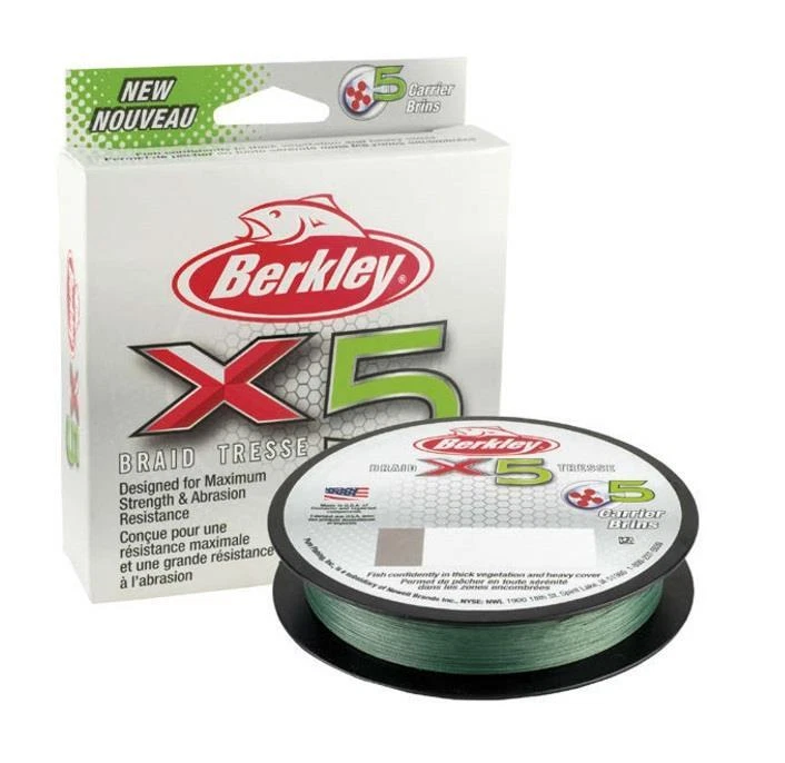 Ligne De Pêche Berkley X5 Low Viz Verte 300m - Photo 1/1