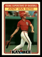 1986 Topps Kay-Bee Young Superstars of Baseball Andy Van Slyke  #32