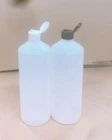 90 X 1L/1000ml Empty Plastic Bottles HDPE Screw Tight Flip Top Lid UK STOCK