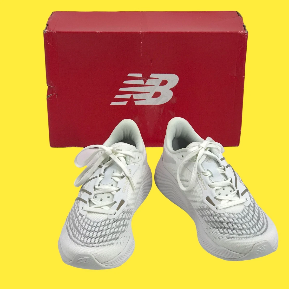 Validación Búsqueda clímax New Balance Women&#039;s FuelCell Prism V2 Running Shoe - White Beige  US8/EU39 #86 | eBay