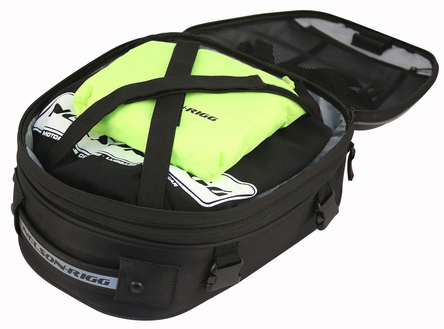 Nelson Rigg CL-1060-S2 Black Commuter Sport Motorcycle Tail Bag