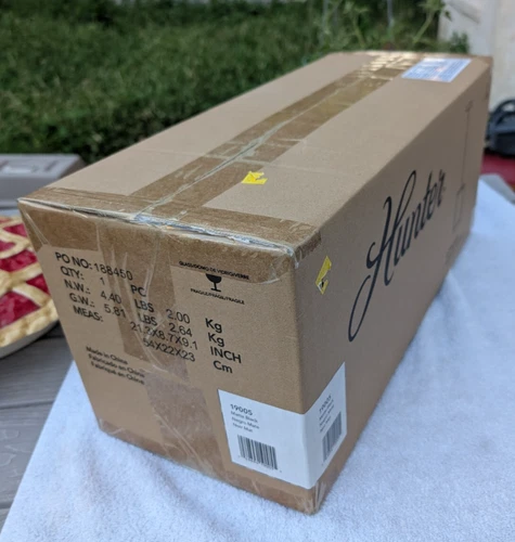 Hunter Astwood 1 Light Matte Black Cylinder Pendant Kitchen Light 19005 - Picture 2 of 10