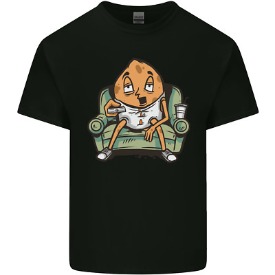 Lustiges T-Shirt Faule Couch Kartoffel Fernsehen Kinder