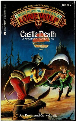 Joe Dever - Lone Wolf 7 - Castle Death- US Edition - B/B+/B