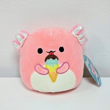 SQUISHMALLOWS EXCLUSIVE ARCHIE THE AXOLOTL ICE CREAM 5" SUPERCUTE AXO BNWT