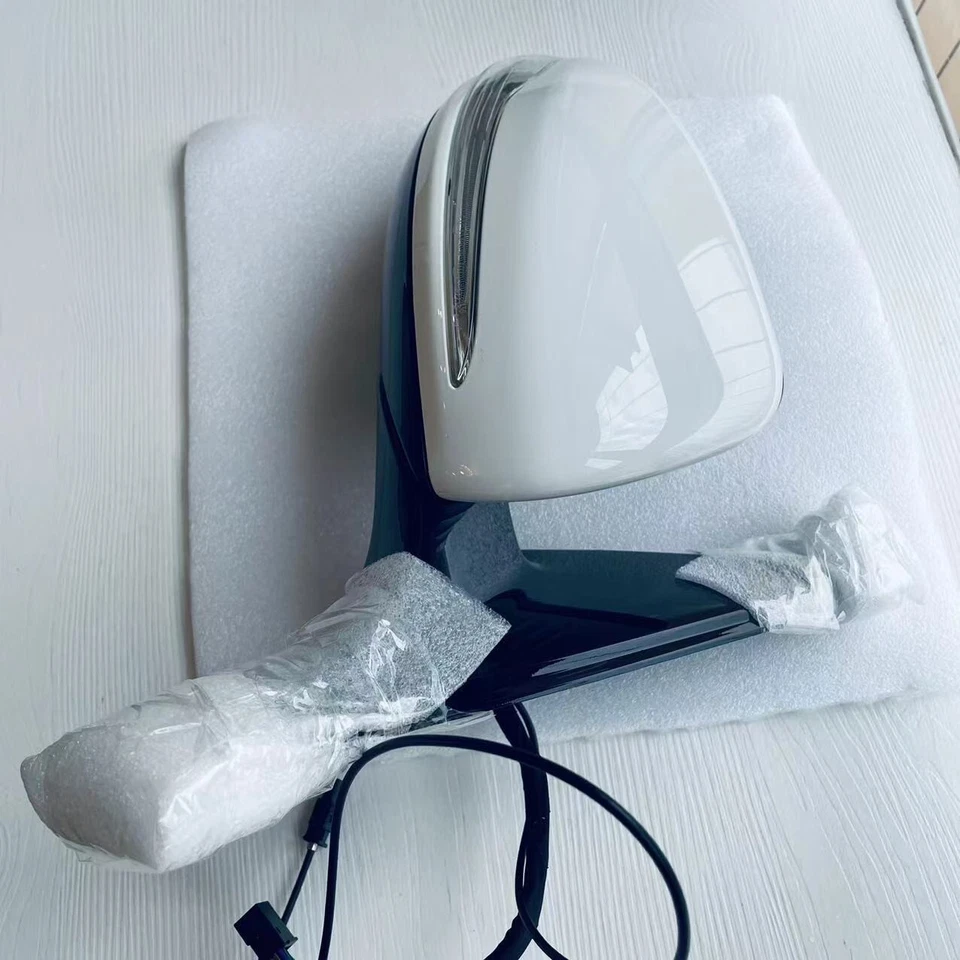 Espejo retrovisor lateral derecho pasajero coche mercedes-benz w213 clase e e300 blanco Foto 4 de 4