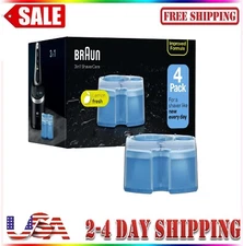Braun Clean & Renew Refill Cartridges CCR - 4 Pack