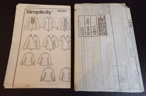 Simplicity Sewing Pattern 3990 Khaliah Ali Womens Shirts 6 Styles Sizes 18W-24W - Picture 5 of 6