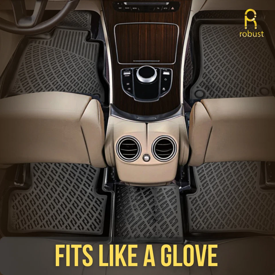 Floor Mats Liners For Mitsubishi Montero 2012-2017 All Weather Heavy Duty Rugs - Image 2 of 4