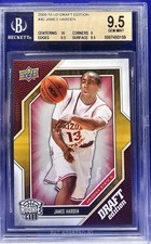 Upper Deck 2009-10 Rookie Card - Draft Edition James Harden #40 BGS 9.5 Gem Mint. rookie card picture