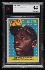 1958 Topps Sport Magazine '58 All Star Selection Hank Aaron #488 BVG 6.5 HOF 0q3