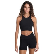 Nike Women's One Twist Light-Support High-Neck Sports Bra Black XS