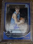 2025-26 Bowman Chrome Liam McNeeley Rookie Autograph Blue Refractor /150 Hornets