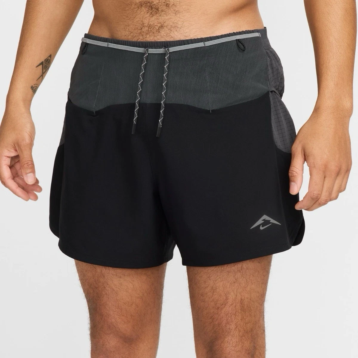 Size XL- Nike Men’s Trail Running Shorts, Black.