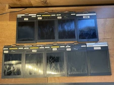 *Exc+++++* Lot of 9 Fidelity Deluxe 4x5 Cut Film Holder For Large Format