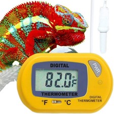 SunGrow Reptile Digital Thermometer, 1.5  x 2.3  x 0.5  , Easy to Read...