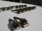 1920s Ludwig rim clip's, tension rods, washers. for vintage snare drum. READ !!! — photo 4