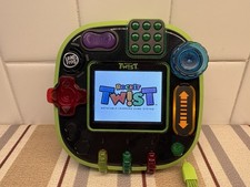 LeapFrog RockIt Twist Handheld Learning Game System - Green - Works -  W/ CABLE