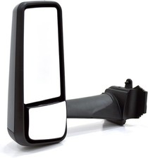 Left Driver Power Heated Mirror For Peterbilt 579 Semi Truck Gray Primer Cover