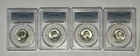 1940 WASHINGTON QUARTER PCGS MS 66 COIN  LOT / 4 SHARP PCGS GRADED COINS