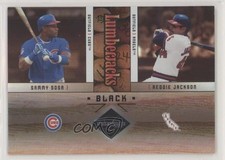 2004 Leaf Limited Lumberjacks Black 75/100 Reggie Jackson Sammy Sosa HOF s7f