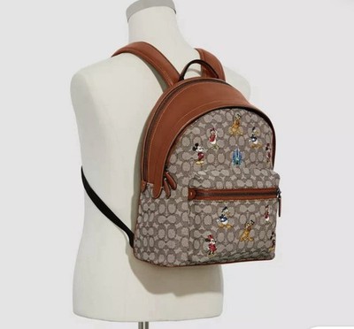Coach X Disney Mickey & Friends Charter Backpack WDW 50th