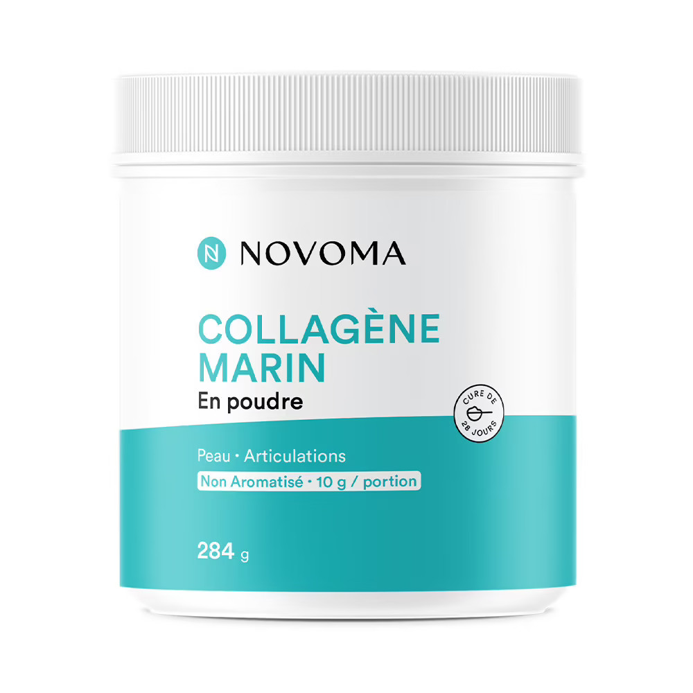 Collagène marin pur Novoma 284g pour atténuer les rides profondes