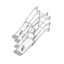 201 Stainless Steel Spring Loaded Toggle Latch Catch Clamp 118.5mm 4 pcs