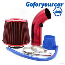 3"/76mm Car Cold Air Intake Filter Induction Kit for Pipe Power Flow Hose System