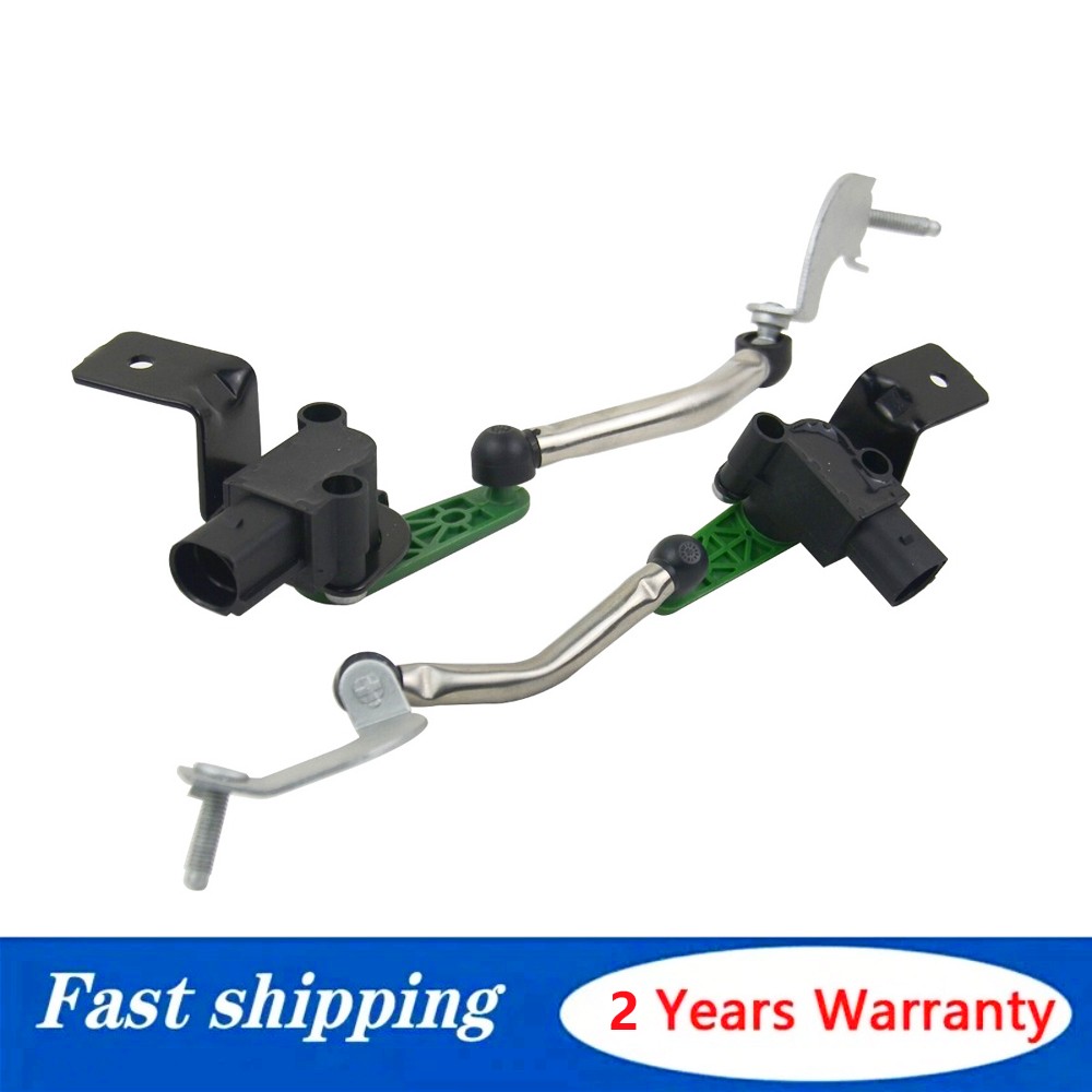 2x Front For VW Audi Level Sensor Headlight Range Control 3C0412521B & 3C0412522B