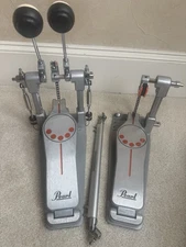 Pearl P-932 Double Bass Drum Pedal - Chain Drive Nice!