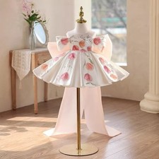 Girls Piano Performance Ball Gown Birthday Graduation Girls Party Dresses