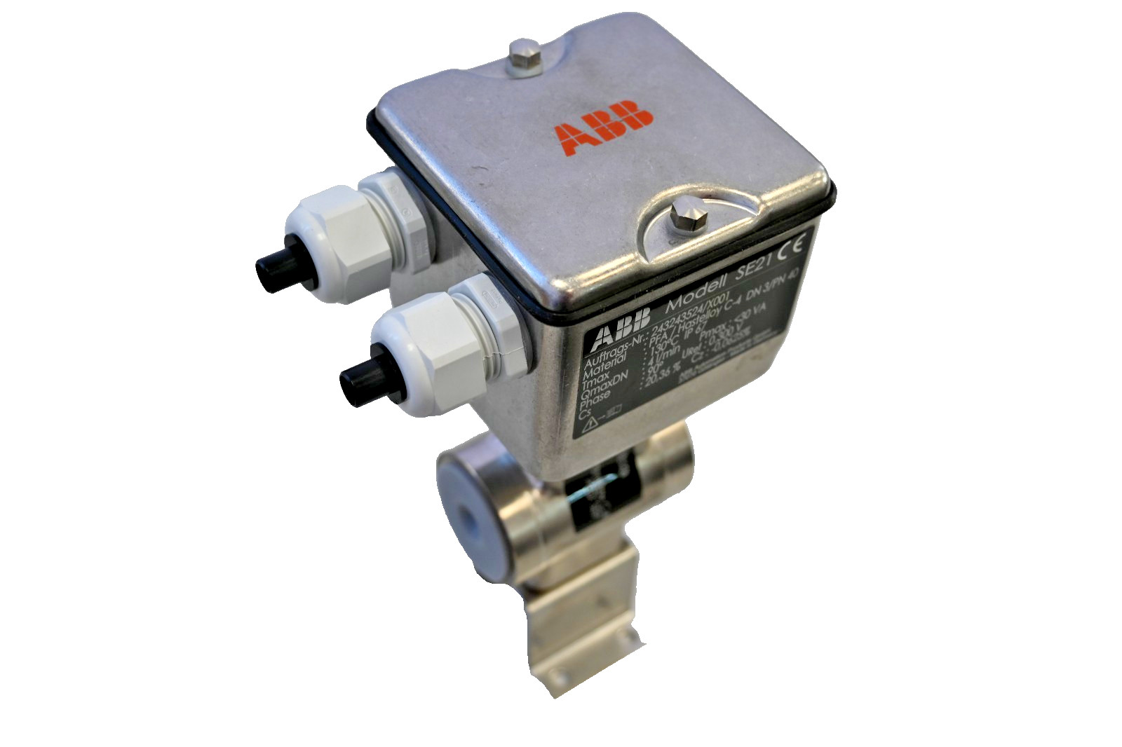 ABB Flow Meter SE21 DN3 PN40 Electromagnetic PFA/Hastelloy IP67